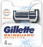 Gillette žiletky Fusion SkinGuard Sensitive 4ks. | Ms-cosmetic.cz